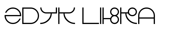 Zdyk Libra font preview